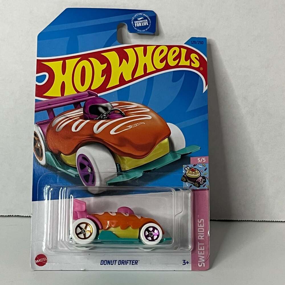 Hot Wheels Donut Drifter Treasure Hunt Sweet Rides 5/5 Die-Cast Car